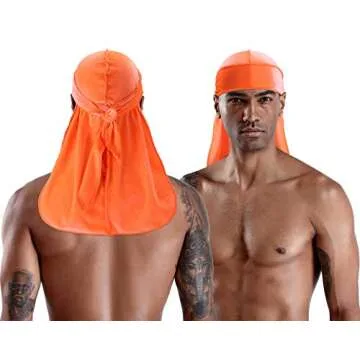 Velvet Durags for Men - Pack of 3 Stylish Hair Accessories