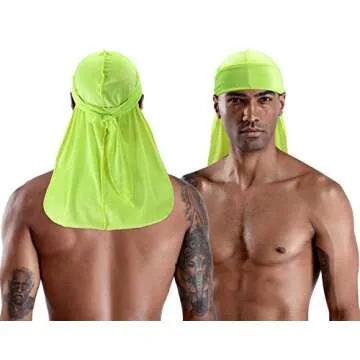 Velvet Durags for Men - Pack of 3 Stylish Hair Accessories