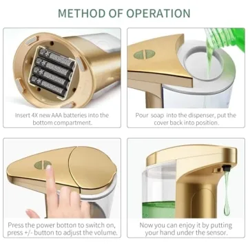 Automatic Touchless Soap Dispenser - Adjustable Volume Control