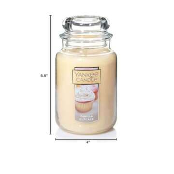 Vanilla Cupcake Large Jar Candle,Fresh Scent