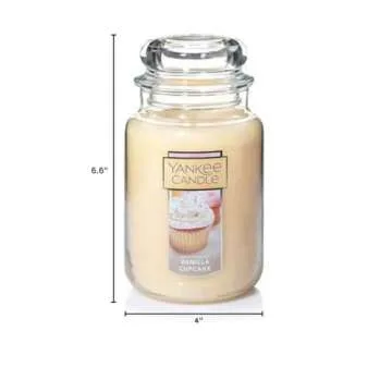 Vanilla Cupcake Large Jar Candle,Fresh Scent