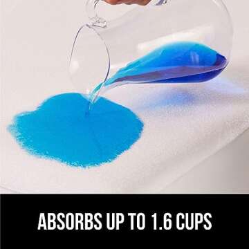 Gorilla Guard 100% Waterproof Mattress Protector, Stain Protection Noiseless Fitted Terry Cloth Bed Cover, Elastic Stretchable Deep Pockets, Hypoallergenic Breathable Machine Wash Bedding, Full Size