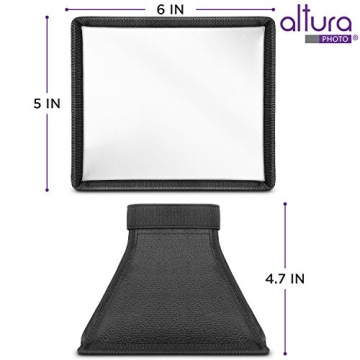 Altura Photo Flash Diffuser 6x5 for Canon and Nikon Speedlights