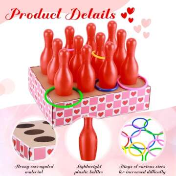 Leitee Valentine Bottle Toss Game for Everyone