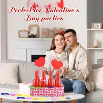 Leitee Valentine Bottle Toss Game for Everyone