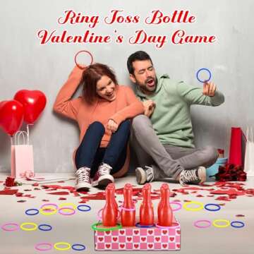 Leitee Valentine Bottle Toss Game for Everyone