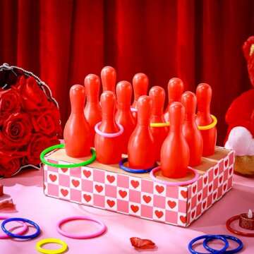 Leitee Valentine Bottle Toss Game for Everyone