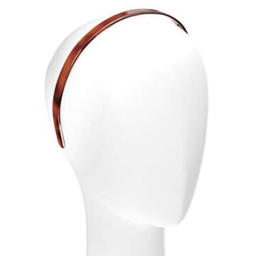 France Luxe Handmade Ultracomfort Tortoise Headband for All Hair Types