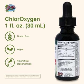 Herbs Etc. ChlorOxygen Chlorophyll Concentrate - Highly-Concentrated Energy Support - Aids Healthy B...