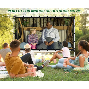 XHYCPY 100" Portable Projector Screen for Movies