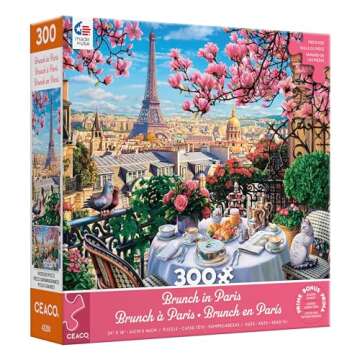 Ceaco - Brunch in Paris - 300 Oversized Piece Jigsaw Puzzle