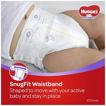 HUGGIES Little Movers Diapers Size 3 Best Fit for Babies