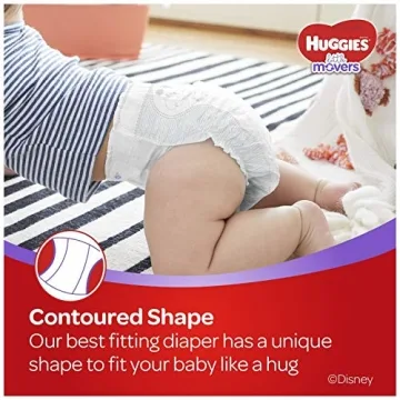 HUGGIES Little Movers Diapers Size 3 Best Fit for Babies