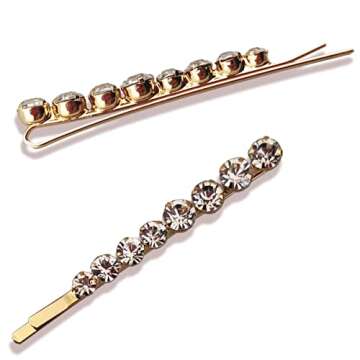 Crystal Hair Pins Set - Elegant Hair Accessories