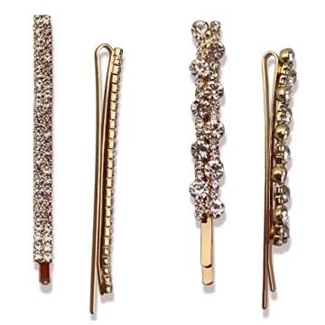 Crystal Hair Pins Set - Elegant Hair Accessories