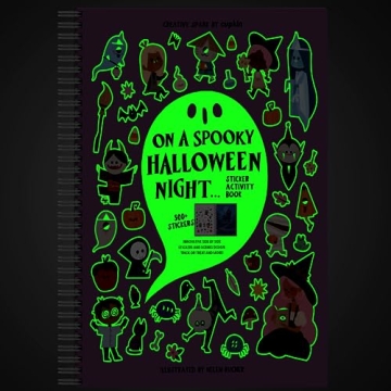 Halloween Sticker Book for Kids 3-5 Fun Crafts & Stickers