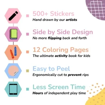 Halloween Sticker Book for Kids 3-5 Fun Crafts & Stickers