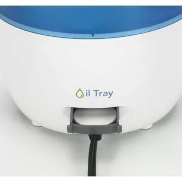 PureGuardian Ultrasonic Cool Mist Humidifier, 30 Hrs. Run Time, 0.5 Gal. Tank Capacity, 350 Sq. Ft. Coverage, Small Rooms, Quiet, Filter Free, Silver Clean Treated Tank, H940AR