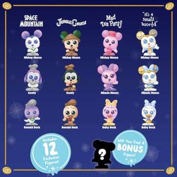 Disney Doorables Walt Disney World 50th Anniversary Collection Peek, Blind Bag Inspired Mini Collectible Figures, Kids Toys for Ages 5 Up, Amazon Exclusive by Just Play
