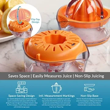 Citrus Juicer Lemon Squeezer - Portable Manual Juicer