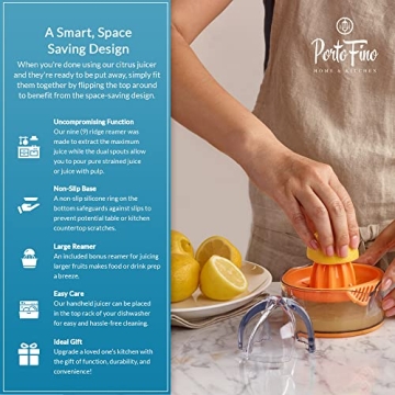 Citrus Juicer Lemon Squeezer - Portable Manual Juicer