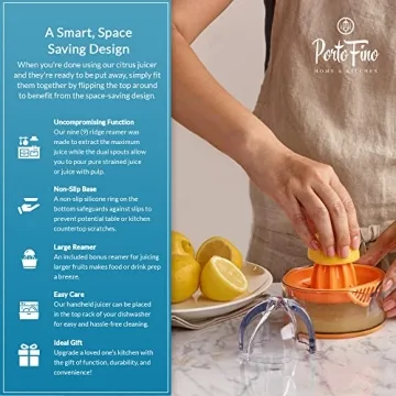 Citrus Juicer Lemon Squeezer - Portable Manual Juicer