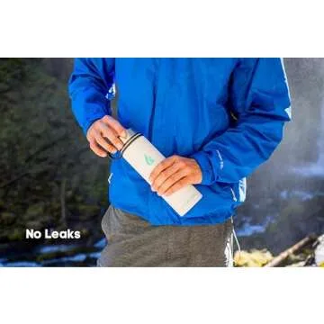 HYDRO CELL Stainless Steel Insulated Water Bottle with Straw - For Cold & Hot Drinks - Metal Vacuum Flask with Screw Cap and Modern Leakproof Sport Thermos for Kids & Adults (White 24oz)