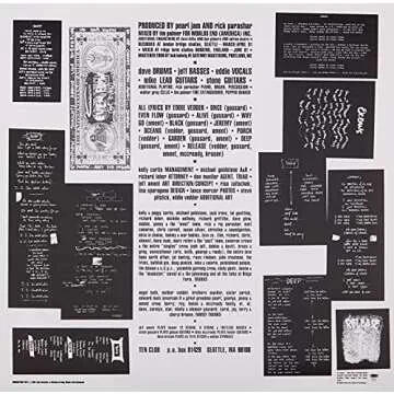 Pearl Jam Ten Vinyl LP - Iconic Rock Album