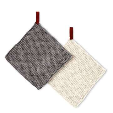 Lily Sugar 'N Cream The Original Solid Yarn, 2.5oz, Medium 4 Gauge, 100% Cotton - Ecru - Machine Wash & Dry