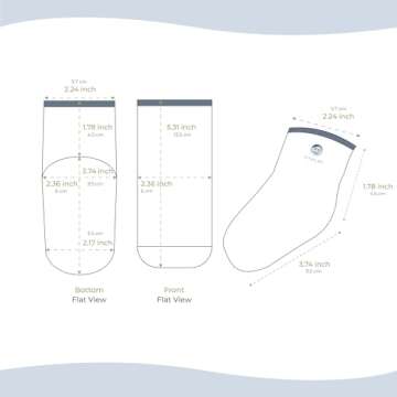 KAHLMI Massage Me! Socks for Baby Massage, Constipation, Gas Relief, Colic Calm & Baby Sleep Aid, Baby Socks for Newborn, Infant, Toddler, Mom Gifts & Baby Gifts