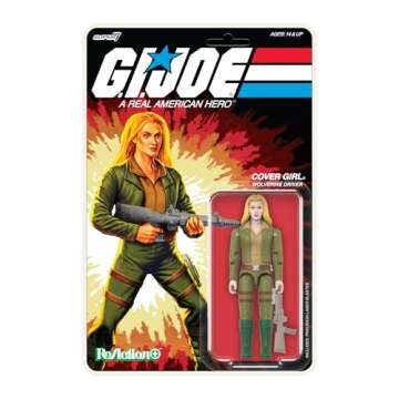 Super7 Reaction+ G.I. Joe Cover Girl (Blonde) - 3.75" G.I. Joe Action Figure with Accessories Classi...