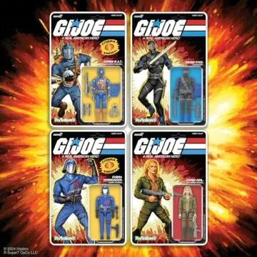 Super7 Reaction+ G.I. Joe Cover Girl (Blonde) - 3.75" G.I. Joe Action Figure with Accessories Classic Cartoon Collectibles and Retro Toys