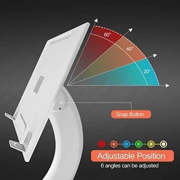 Delapra Ergonomic Laptop Stand for Desk Bed Comfort