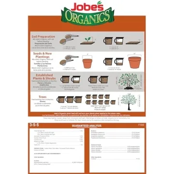 Jobe’s Organic Fertilizer for Fruit and Nut Plants 4 lbs