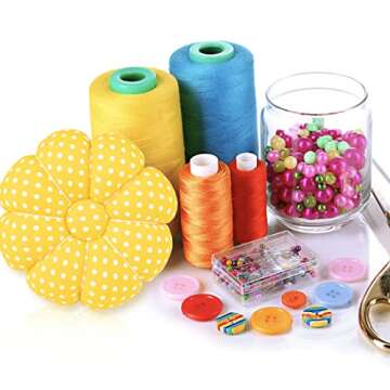 Rolybag Pin Cushions Wrist Pins Cushions with Elastic Strap Pumpkin Needle for Sewing Cushion Pincushions for Needlework or DIY Crafts(Yellow）