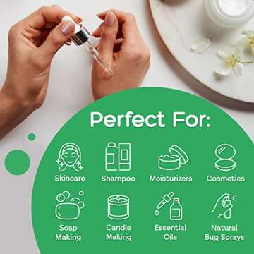 MD.LIFE Vegetable Glycerin Liquid Oil - Sustainable Food Grade Vegetable Glycerine 1 Quart - Pharmac...