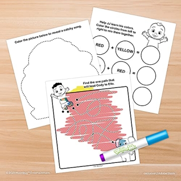 Bendon CoComelon Mess-Free Coloring Book for Kids