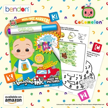 Bendon CoComelon Mess-Free Coloring Book for Kids