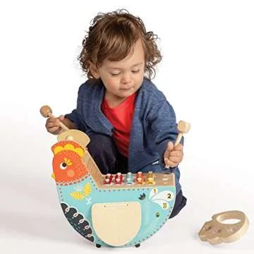 Musical Chicken Toy: Fun Xylophone & Maraca for Toddlers