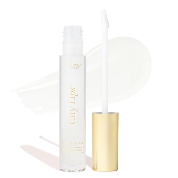City Beauty City Lips Clear - Plumping Lip Gloss - Hydrate & Volumize - High Shine Lip Plumper - Hya...