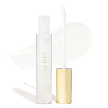 City Beauty City Lips Clear - Plumping Lip Gloss - Hydrate & Volumize - High Shine Lip Plumper - Hya...