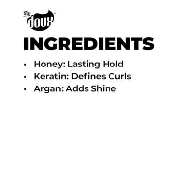 The Doux POP LOCK 5-Day Forming Glaze - Curl Enhancing Hair Products - Contains Honey and Argan Oil - Curl Products for Hold, Shine, and Anti-Humidity Setting