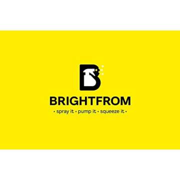 BRIGHTFROM Condiment Squeeze Bottles - 4 OZ Squirt Empty Bottles, Twist Top Cap, Leak Proof - Great for Ketchup, Mustard, Syrup, Sauces, Dressing, Oil, Arts and Crafts, BPA-FREE Plastic - 3 PACK