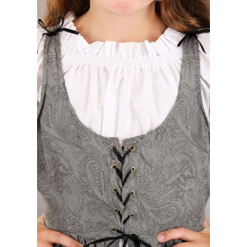 Girls Renaissance Faire Costume in XL Green for Events