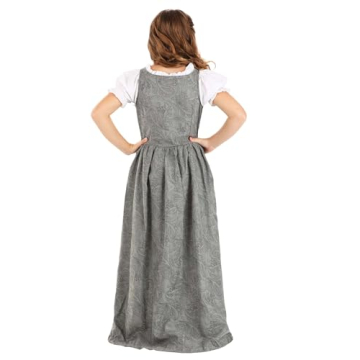 Girls Renaissance Faire Costume in XL Green for Events