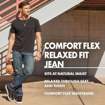Comfort Flex Relaxed Fit Jeans for Men | Wrangler