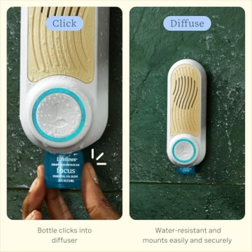 Lifelines Shower Diffuser - Aromatherapy for Home Spa Experience