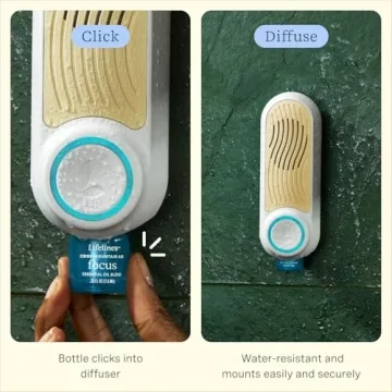 Lifelines Shower Diffuser - Aromatherapy for Home Spa Experience