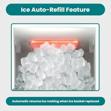 Gevi Adella Nugget Ice Maker with 40lbs Daily Output