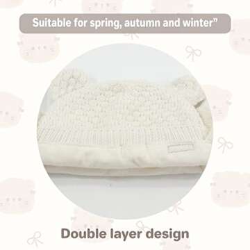 Stylish Duoyeree Baby Winter Hat with Ear Flaps